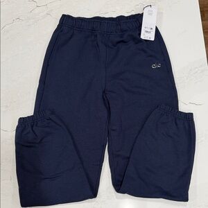 ALO Yoga Accolade Sweatpants in Navy Small